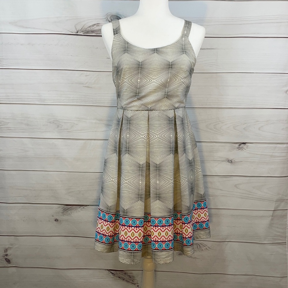 Freeway Midi Dress with Aztec Print